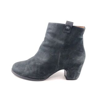 gentle souls 'Soft Cast' Black Leather Ankle Booties 8.5 M